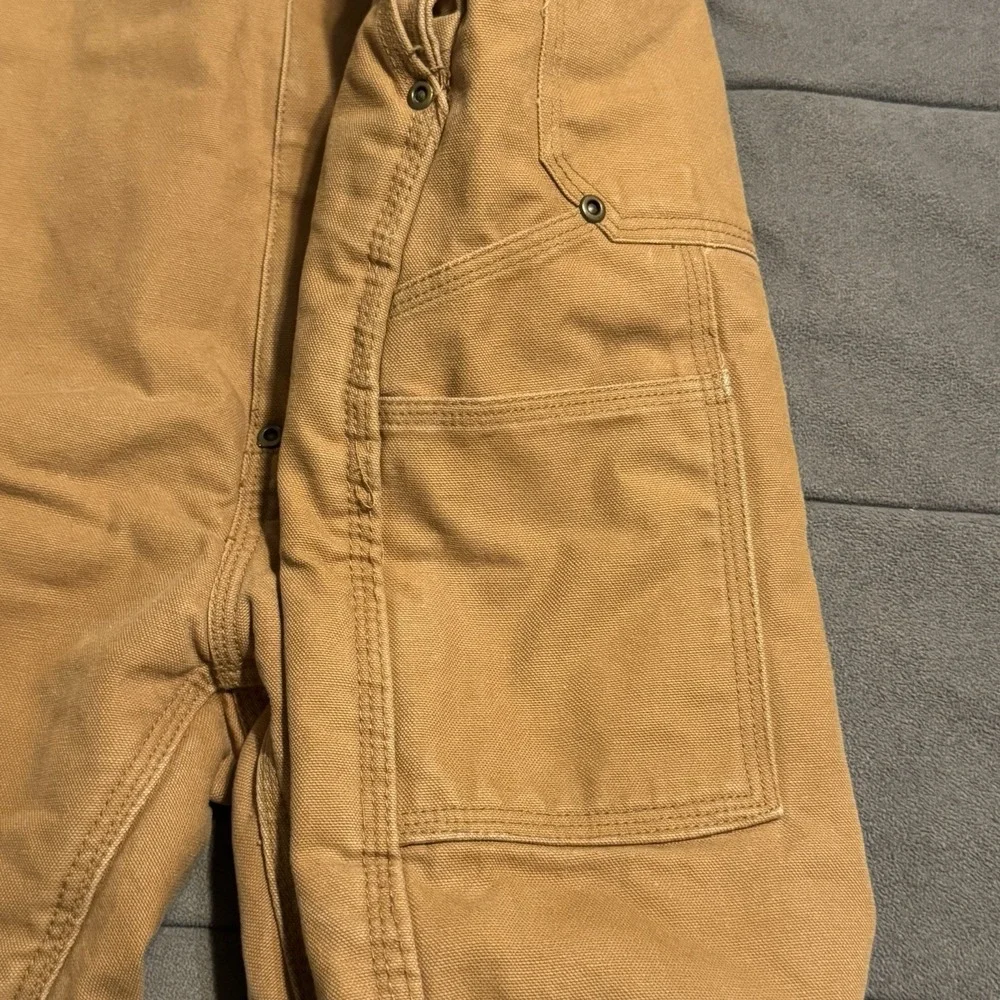 Woodsman M-S Brown Duck Canvas Insulated Bib‎ Overalls 38